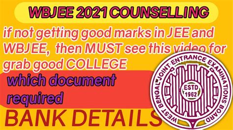 wbjee counselling date 2021